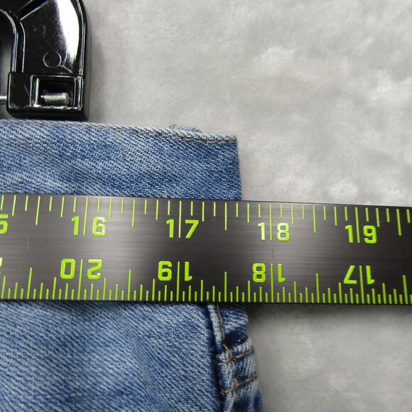 Kancan Jeans Size 15 31 High Rise Ankle Straight Button Fly Distressed Knees - Picture 7 of 11